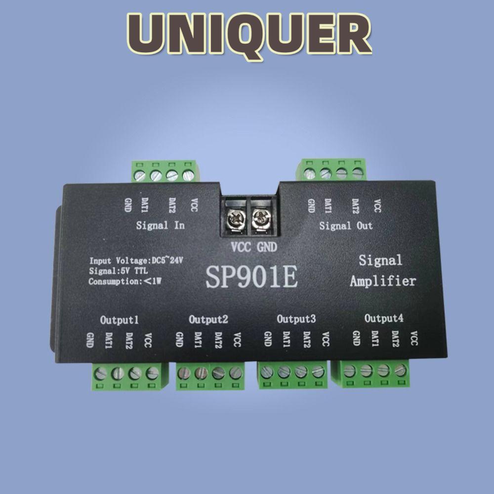 LAKAMLK SP901E เครื่องขยายสัญญาณ, LED Pixel Strip DC12-24V Light Strip Repeater, แอดเดรสที่ตั้งโปรแก