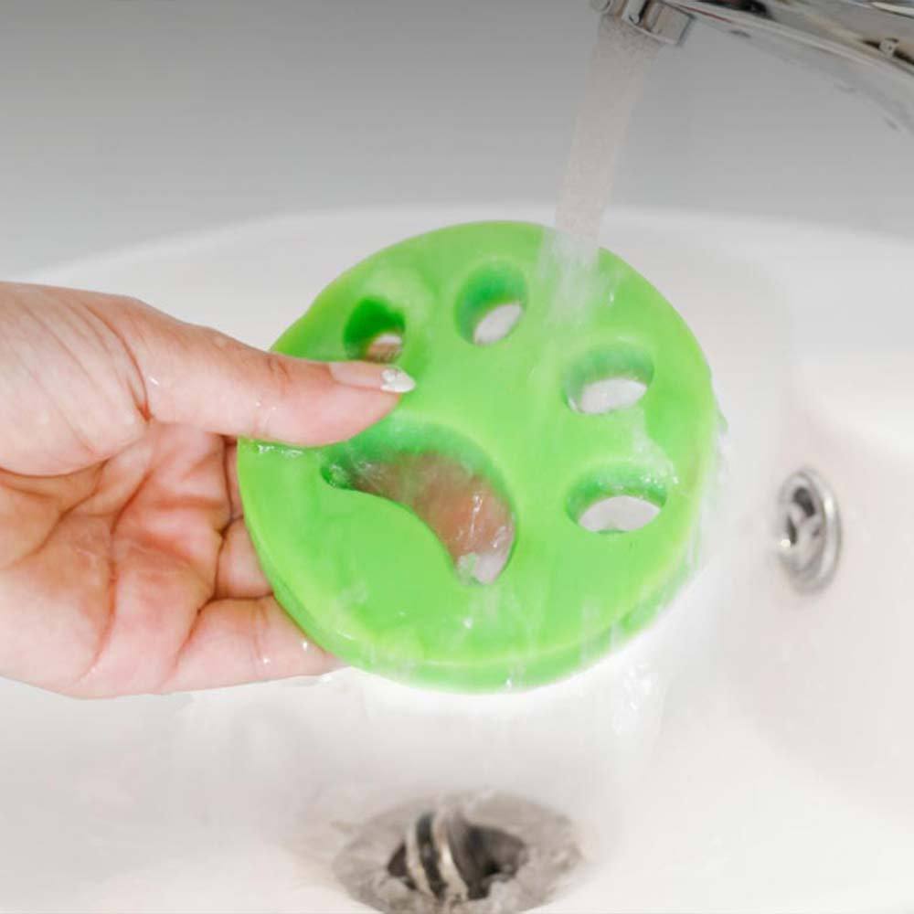 Silicone Pet Hair Remover Disc for Washing Machine | Reusable Laundry Fur Catcher | Dog & Cat Hair