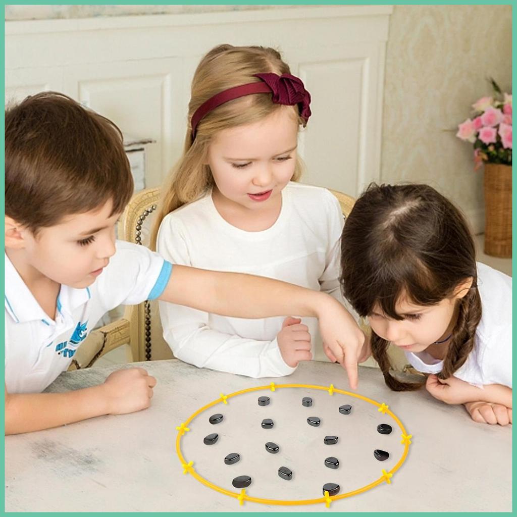 Double-Player Chess Game Magnet Chess Double-Player Board Game การออกกําลังกายการคิดเชิงตรรกะเด็กวัย