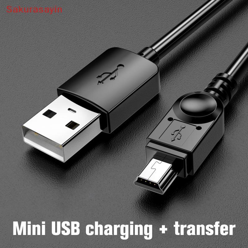 {Sakurasayin} 1 ชิ้น Mini USB สาย Mini USB To USB Fast Data Charger CABLE สําหรับ MP3 MP4 Player รถ 
