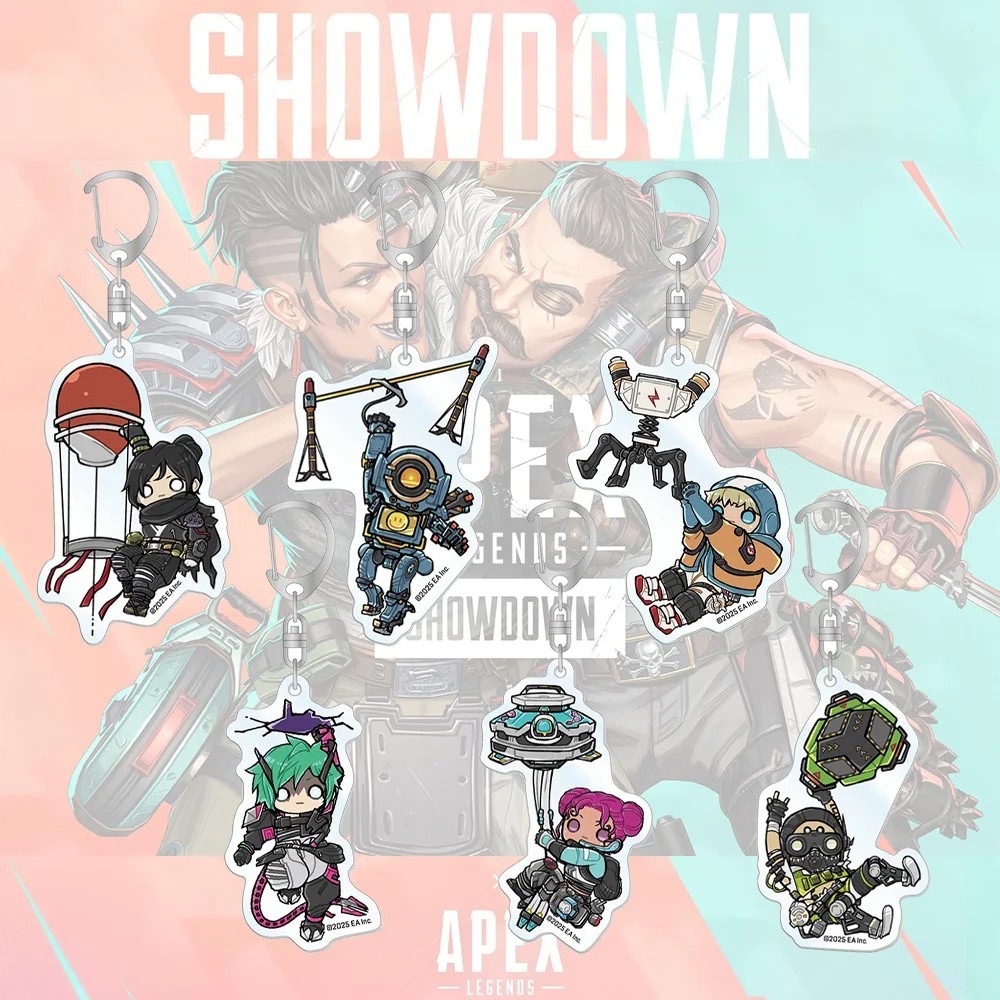 Apex Legends อะคริลิค Mica Chibi พวงกุญแจ Lifeline Octane Pathfinder Wattson Alter Bloodhound Revena