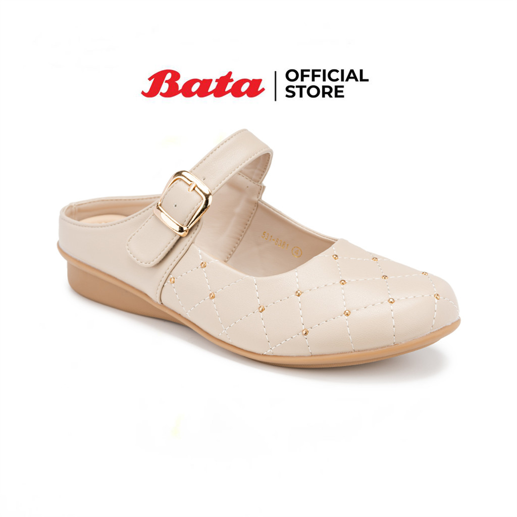 Bata บาจา รองเท้าเพื่อสุขภาพ แบบสวม รัดส้น สำหรับผู้หญิง รุ่น RIDE FIT สีดำ 5016287