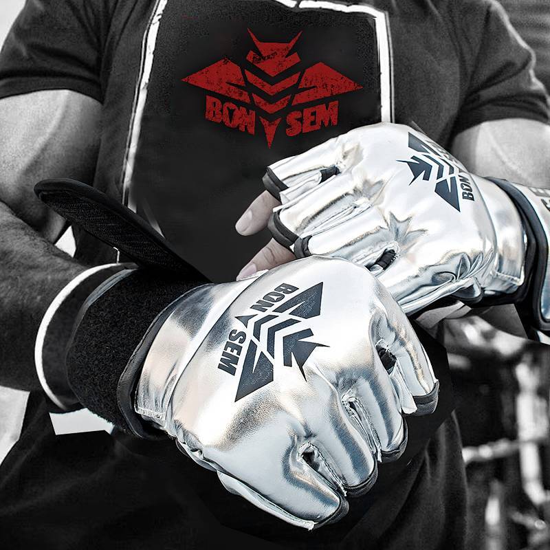 Half Finger Boxing Glove Sanda Fighting UFC Boxing Gloves Adult Fighting Training MMA Boxing Punchin