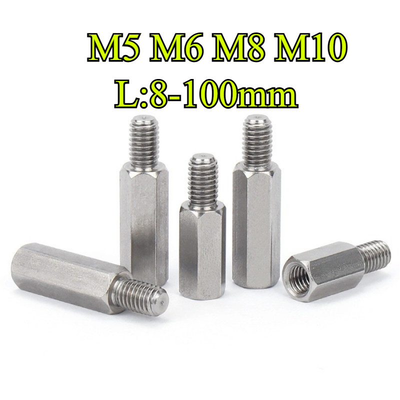 304 คอลัมน์หกเหลี่ยมหัวเดียวสแตนเลส, คอลัมน์แยกเมนบอร์ด M5/M6/M8/M10 (GFT-TH)