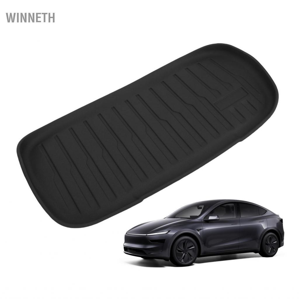 Winneth Winneth ด้านหลัง Trunk Lower Storage MAT ทุกสภาพอากาศ TPE สีดำสำหรับรุ่น Y Juniper 5 ที่นั่ง
