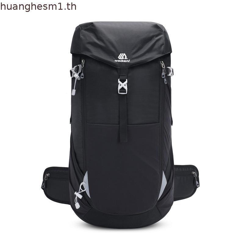 กระเป๋าเป้เดินป่า Weikani 50L น้ำหนักเบา 0.79 กก. ผ้า Oxford กันน้ำ ระบบระบายอากาศ  Suitable for Cam
