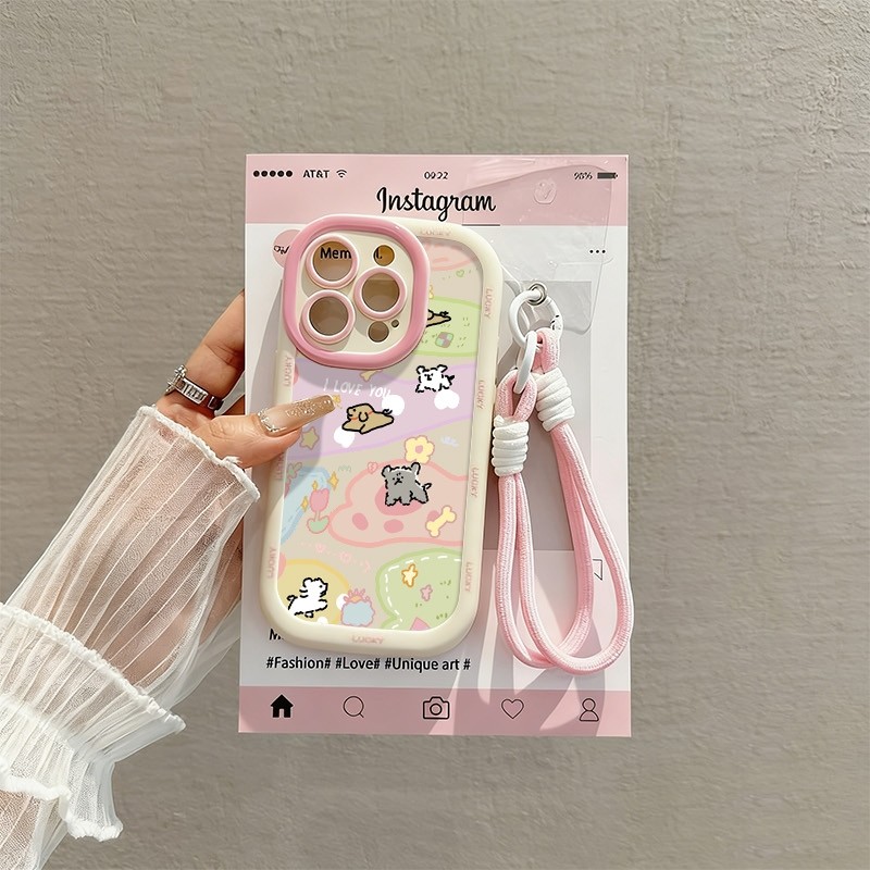 เคส+สร้อยข้อมือOPPO A3X A3 A7 A5S A12 A11K A3S A12E A15 A15S A16 A16S A54S A16K A16E A17 A17 A17K A1