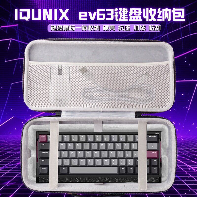 [สินค้าลดราคา]适用品尺寸IQUNIX EV63盘เก็บเกี่ยว包63轴盘标一体纳盒外