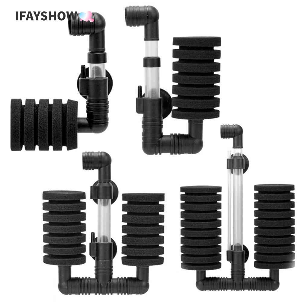 IFAYSHOW กรองฟองน้ําชีวเคมีปฏิบัติแขวนผนังประเภทปรับถ้วยดูดผ้าฝ้ายตัวกรอง