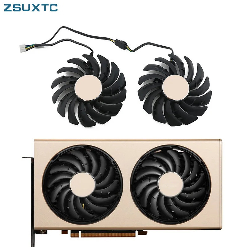 HL 85 มม.PLD09210S12HH 4PIN GPU พัดลมระบายความร้อนสําหรับ MSI Radeon RX5700 XT EVOKE OC RX 5700 5700