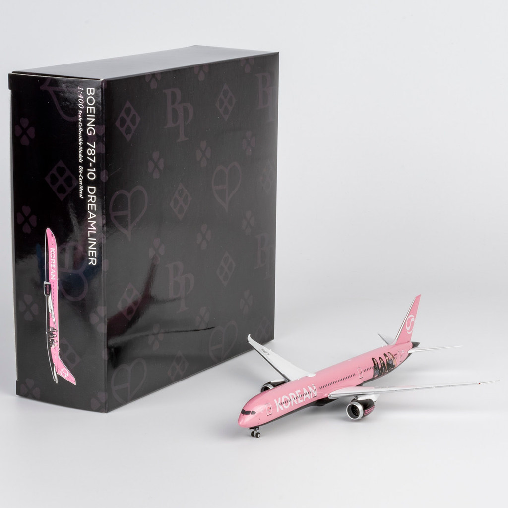 [โมเดลเครื่องบิน 1/400] NG รุ่น 56034 สายการบินเกาหลี B787-10 HL8816 BlackPink