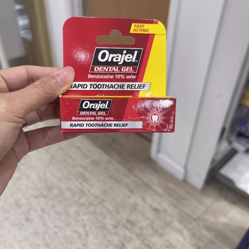 พร้อมสต็อก UK Orajel Oral Gel Gum Relief Rapid Relief Dental 5.3g 3.31hk