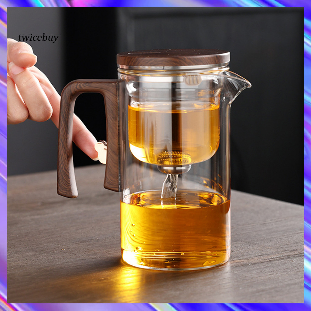 [TY] กาน้ําชาแก้ว Borosilicate ที่กรองชาแบบหลวม กาน้ําชาวิเศษ 600/720/800ml กาน้ําชาแม่เหล็กแก้วพร้อ