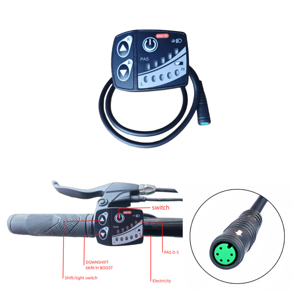 จอแสดงผลไฟฟ้าจักรยาน_UART Protocol_สำหรับมอเตอร์ BAFANG G340, G320, BBS0102B และ BBSHD