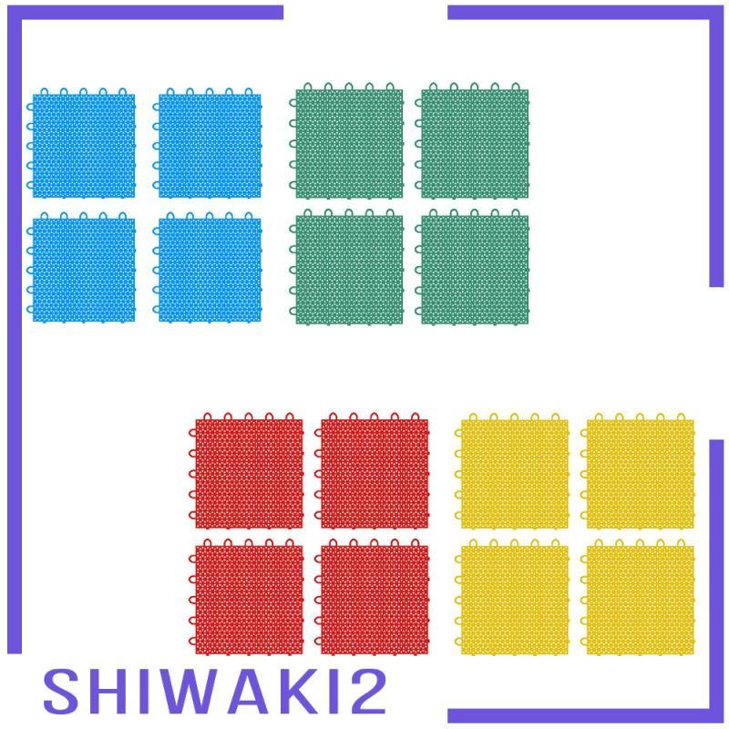 [Shiwaki2] 4 ชิ้น Dryland Ice Tiles Hockey Pad Hockey Training Board สําหรับ Roller Skating Ball ฝึก