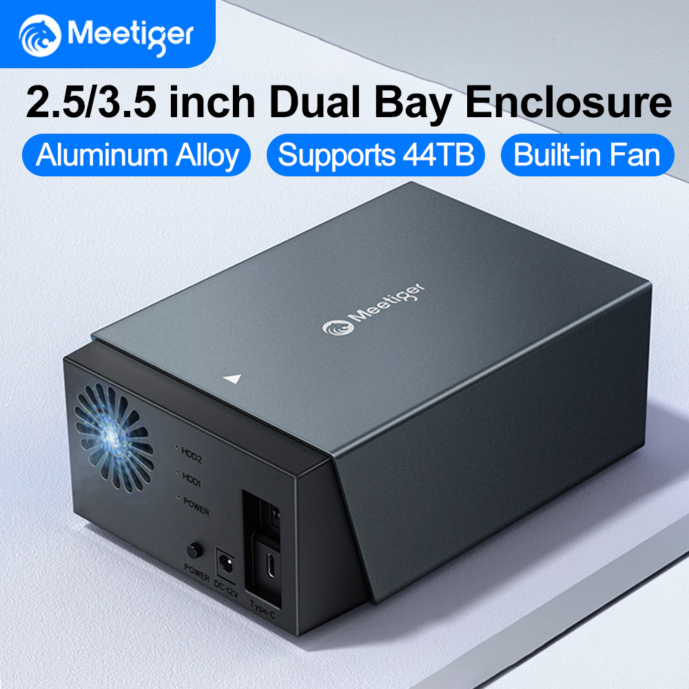 Meetiger Type-C HDD Docking Station SATA To Type-C Hard Drive Docking Station สําหรับเคสฮาร์ดไดรฟ์ขน