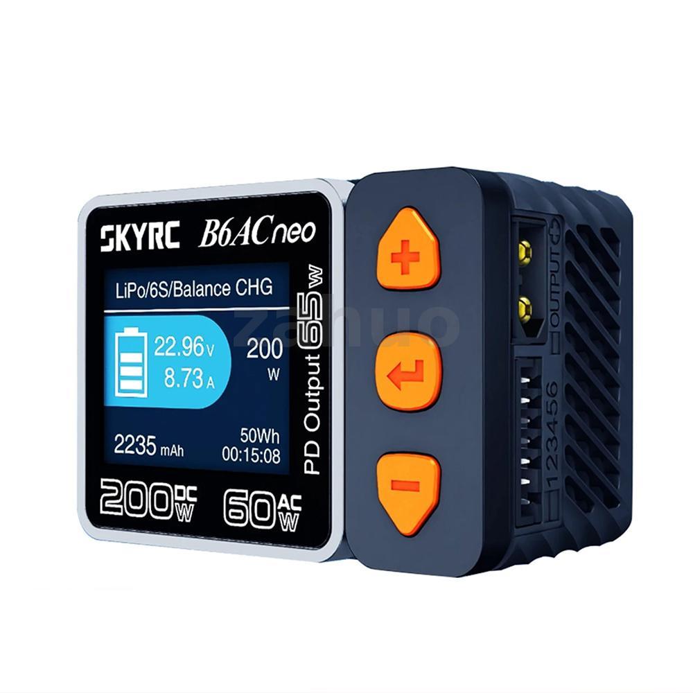 SkyRC B6ACneo Smart Charger DC 200W AC 60W Battery Balance Charger B6AC Neo SK-100200 อัพเกรดสําหรับ