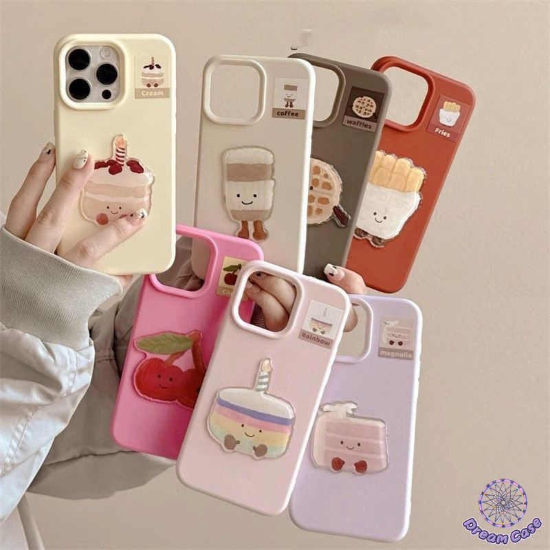เคสไอโฟน11ฮิต เคส ซิลิโคอนเหลว ลายยูนิคอร์น เค้ก สำหรับ IPhone 17 11 15 13 12 14 16 Pro Max 12 Pro 14 15 16 Plus 16E