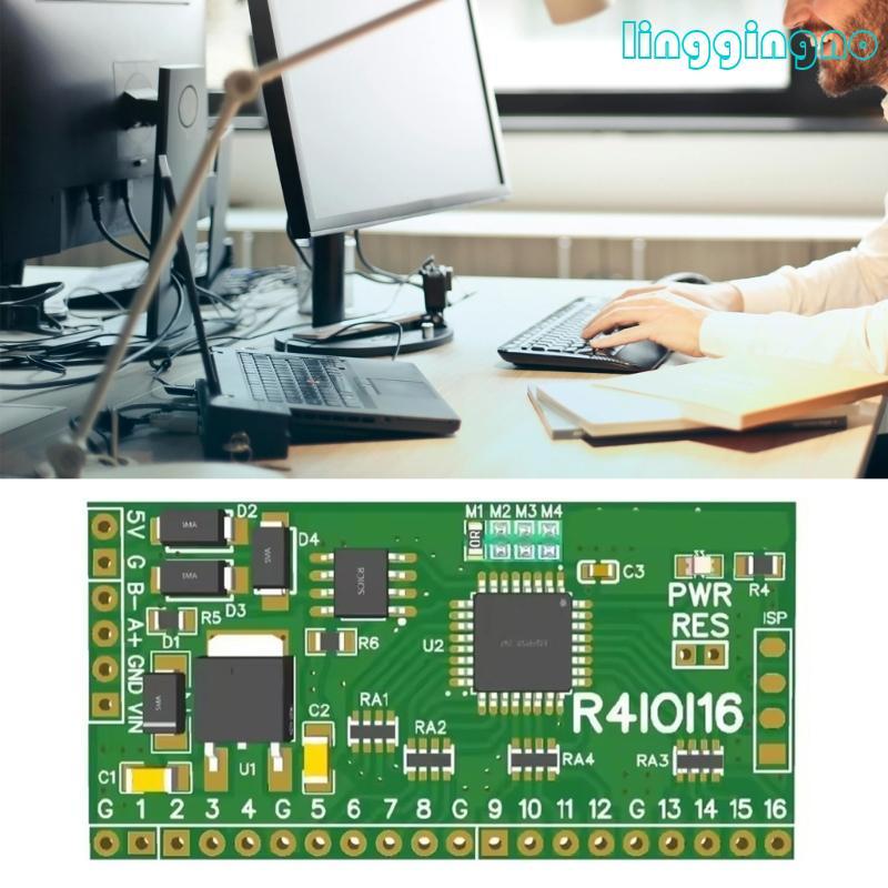 RR 16CH 5 IN 1 Modbus Rtu ดิจิตอล IO โมดูล RS485 NPN DI-DO Pin Cores Board