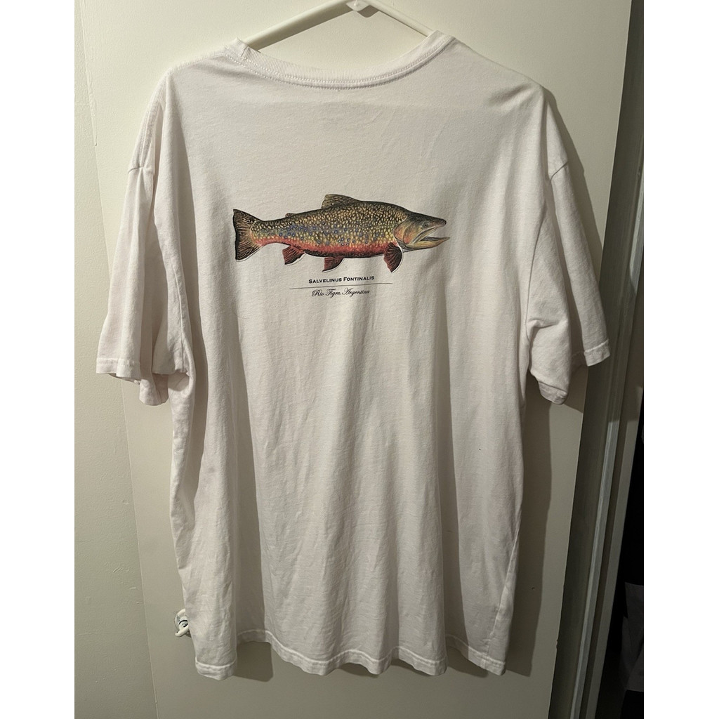 World Trout Rio Tigre T T T เสื้อยืดชาย式棉印花