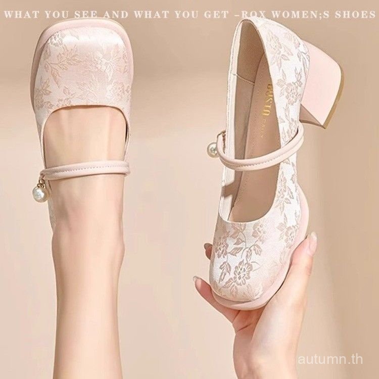 รองเท้าแตะสไตล์จีน elegance soft-soled ออกแบบมาให้เข้ากันได้กับชุดเชองซาม เหมาะสำหรับสวมใส่อย่างสะดวกสบาย