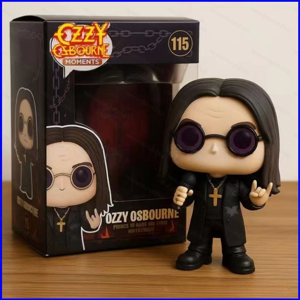 G2P FUNKO POP Ozzy Osbourne Action Figure Whimsical เป็ดเครื่องประดับตกแต่งบ้านของขวัญสําหรับเด็กคอล