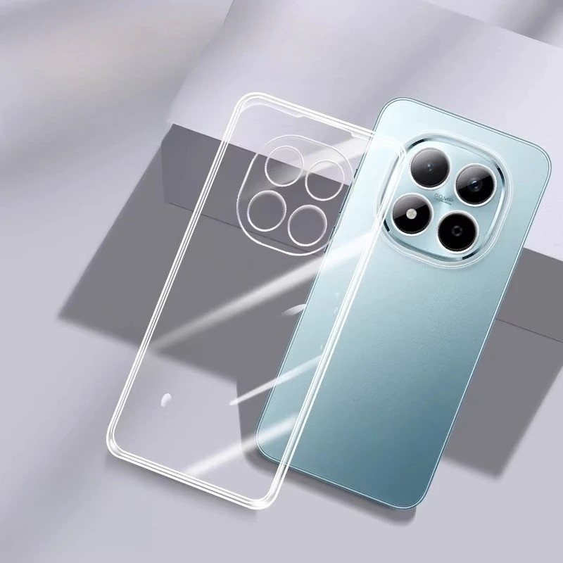 สําหรับ POCO M8 Pro 5G Ultra-thin ซิลิโคนใสนุ่มเคสโทรศัพท์สําหรับ Mi POCO M 8 M8Pro ฝาครอบกันชน TPU ใส