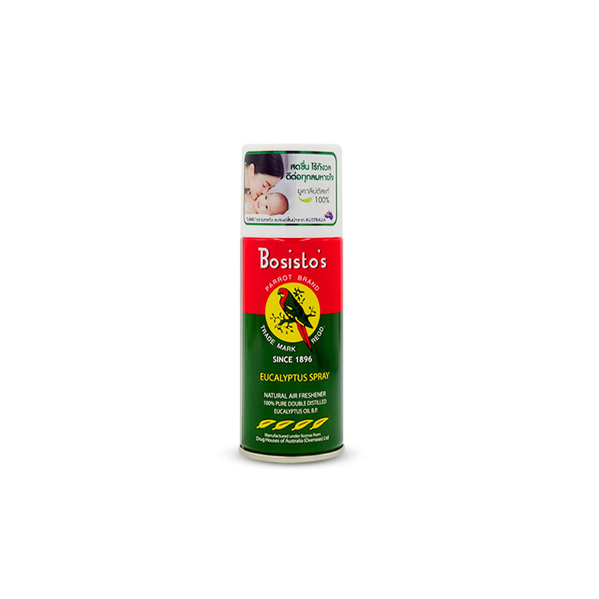 Bosistos น้ำมันยูคาลิปตัส ชนิดสเปรย์ 150 ml กระป๋อง 150 ml