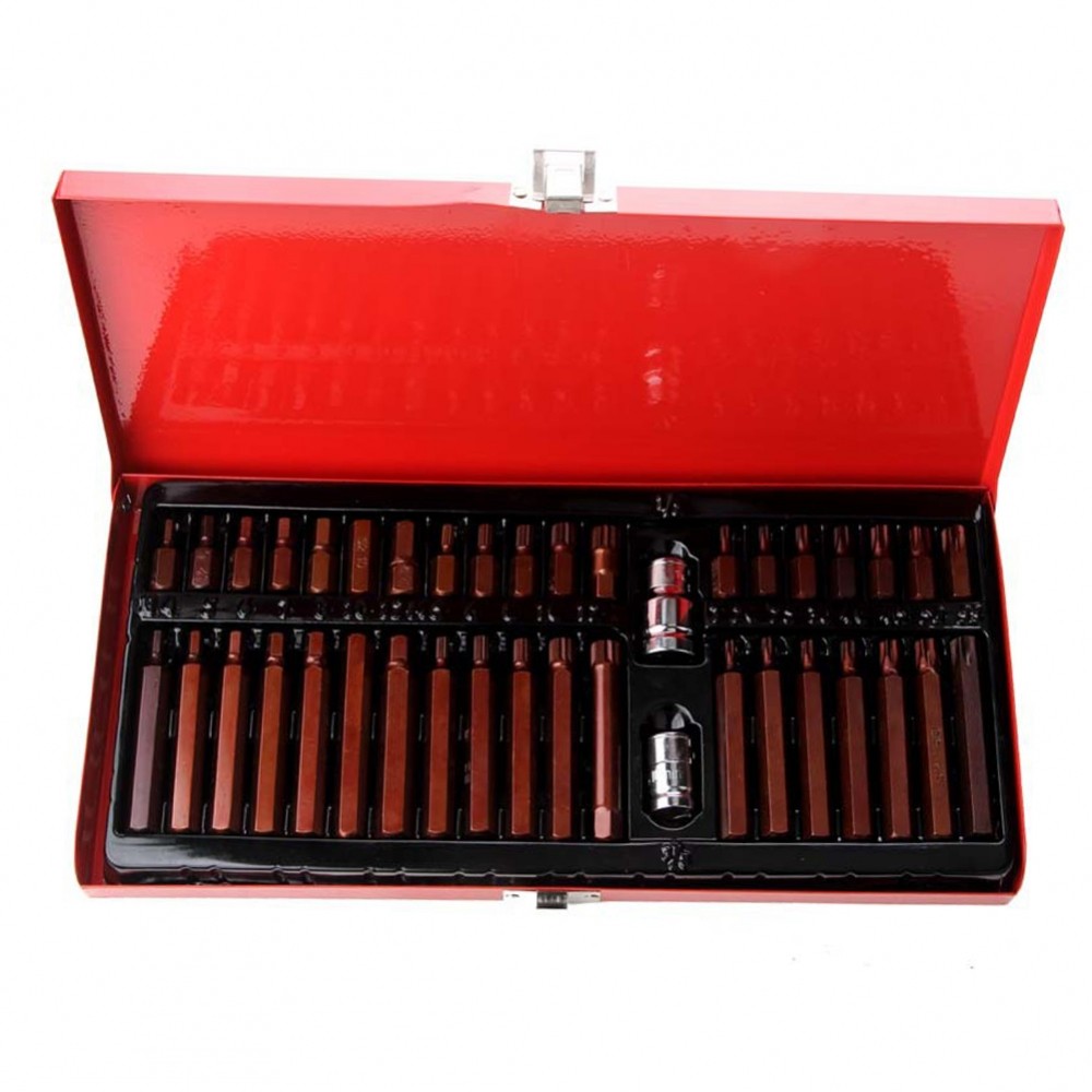 and Durable 40PCS Torx Star Screwdriver Bits Set Hex Shank T20T25T30T40T45T50T55