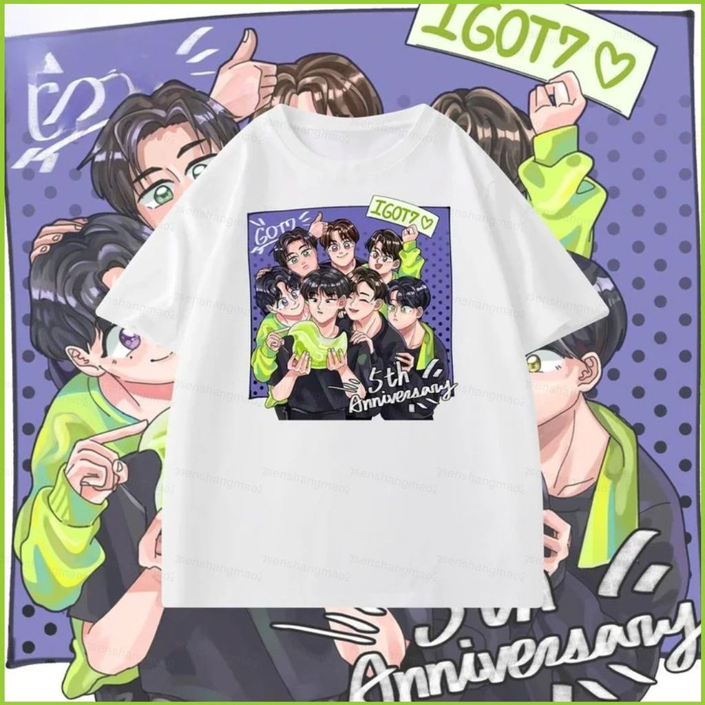 เสื้อยืด KPOP แขนสั้น ออกแบบโดย Jay B และ Park Jinyoung