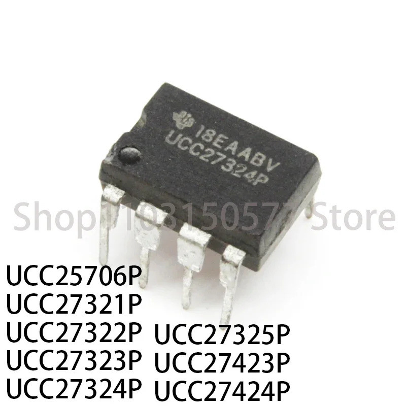 5PCS UCC25706P UCC27321P UCC27322P UCC27323P UCC27325P UCC27423P274 UCC24P DIP8 ชิป ic