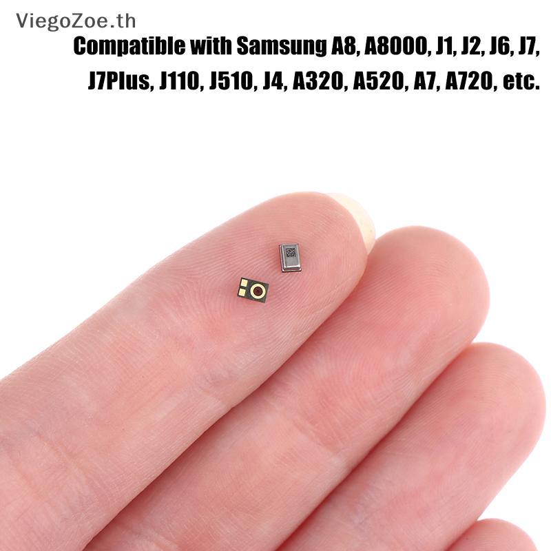 ViegoZoe 10/20 ชิ้นด้านใน MIC Receiver ลําโพงไมโครโฟนอุปกรณ์เสริมสําหรับ Galaxy A8 A8000 J1 J2 J6 J7