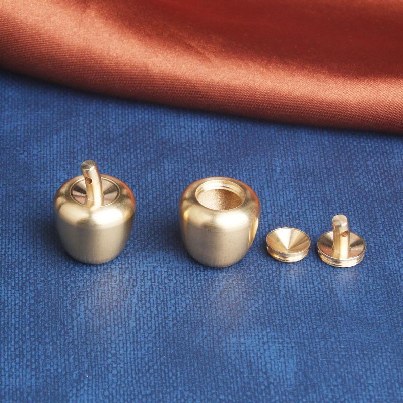 ใหม่wellknownbliss จี้ทองเหลืองรูปร่าง Jar/ขวดสามารถเปิดสร้อยคอ/พวงกุญแจจี้ CCD