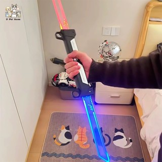 ดาบเลเซอร์สองคมพร้อมไฟส่องสว่าง ดาบของเล่นใหม่พร้อมไฟ ใบมีดย…