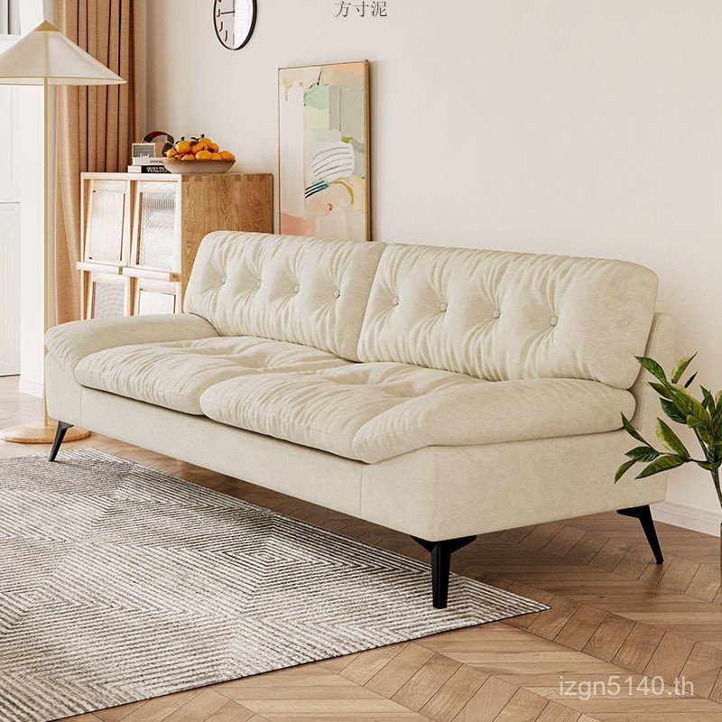โซฟา Influencer เช่า House โซฟาอินไลน์ Cloud Three-Person ผ้า Small Apartment โซฟาขายส่ง Cat Scratch