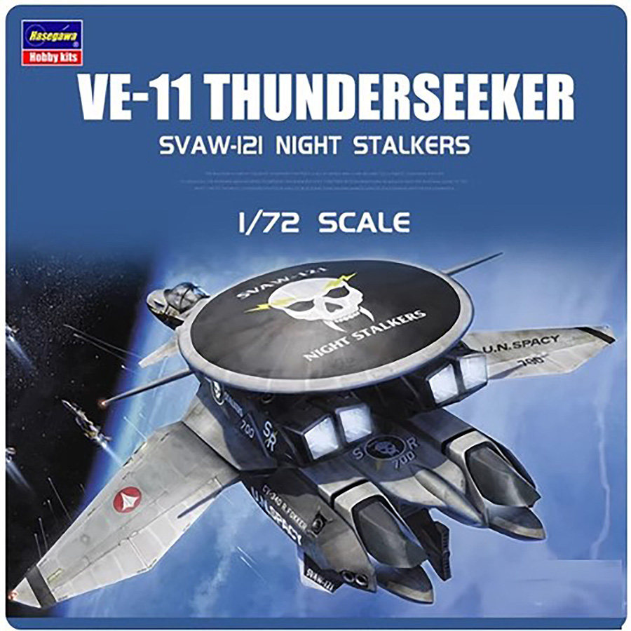 พร้อมสต็อก Hasegawa 65822 Macross 7 VE-11 Early Warning Machine SVAW-121 Nightwalker 1/72