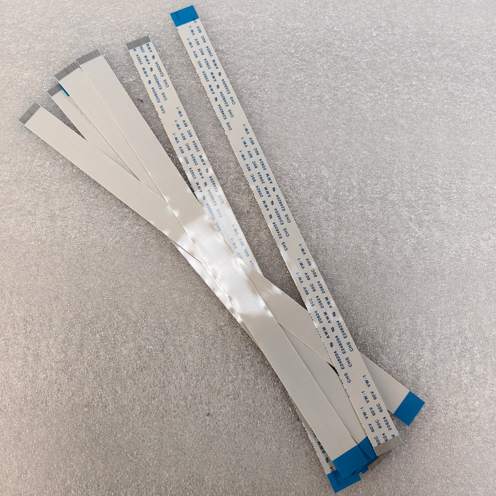 FFC/FPC แบนยืดหยุ่นสายแบน 24P Pitch 0.5 มม.ความยาว 200 มม.ย้อนกลับ B สายแบน 24P-20 ซม.-0.5B