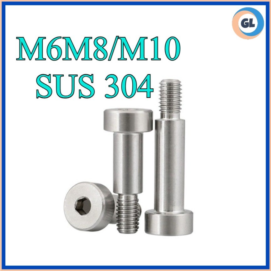 น็อต โชว์เดอร์ จม หกเหลี่ยม สแตนเลส 304 โบลท์ หัวจม M6/M8/M10 / Shoulder Hexagon Socket Screw SUS304