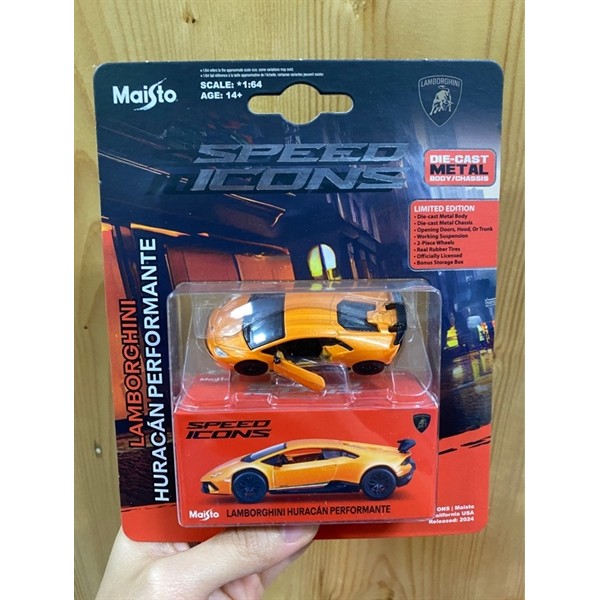 โมเดลรถ Maisto สเกล 1:64 Speed Icon