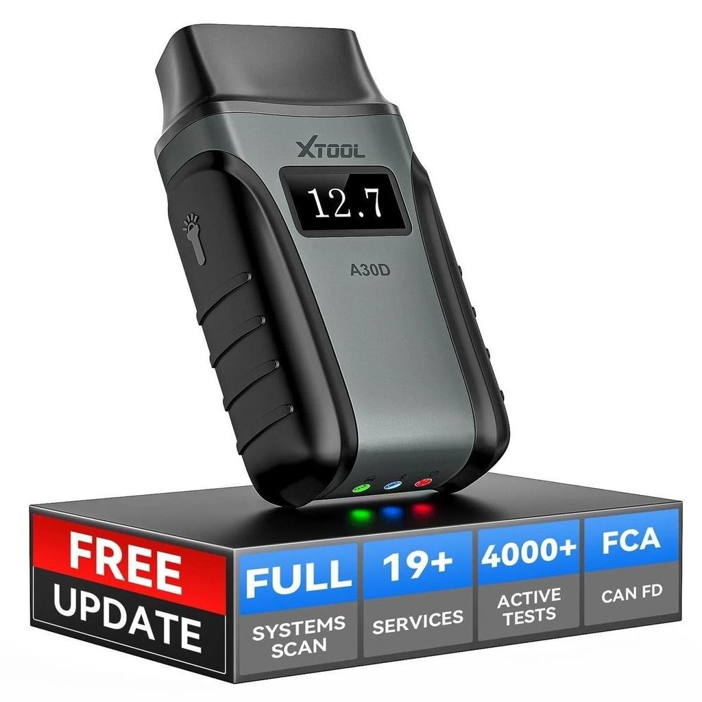 XTOOL A30D Bi-Directional Scanner, Lifetime Free Update, OE Full Systems Diagnostic Tool, 19+ Servic