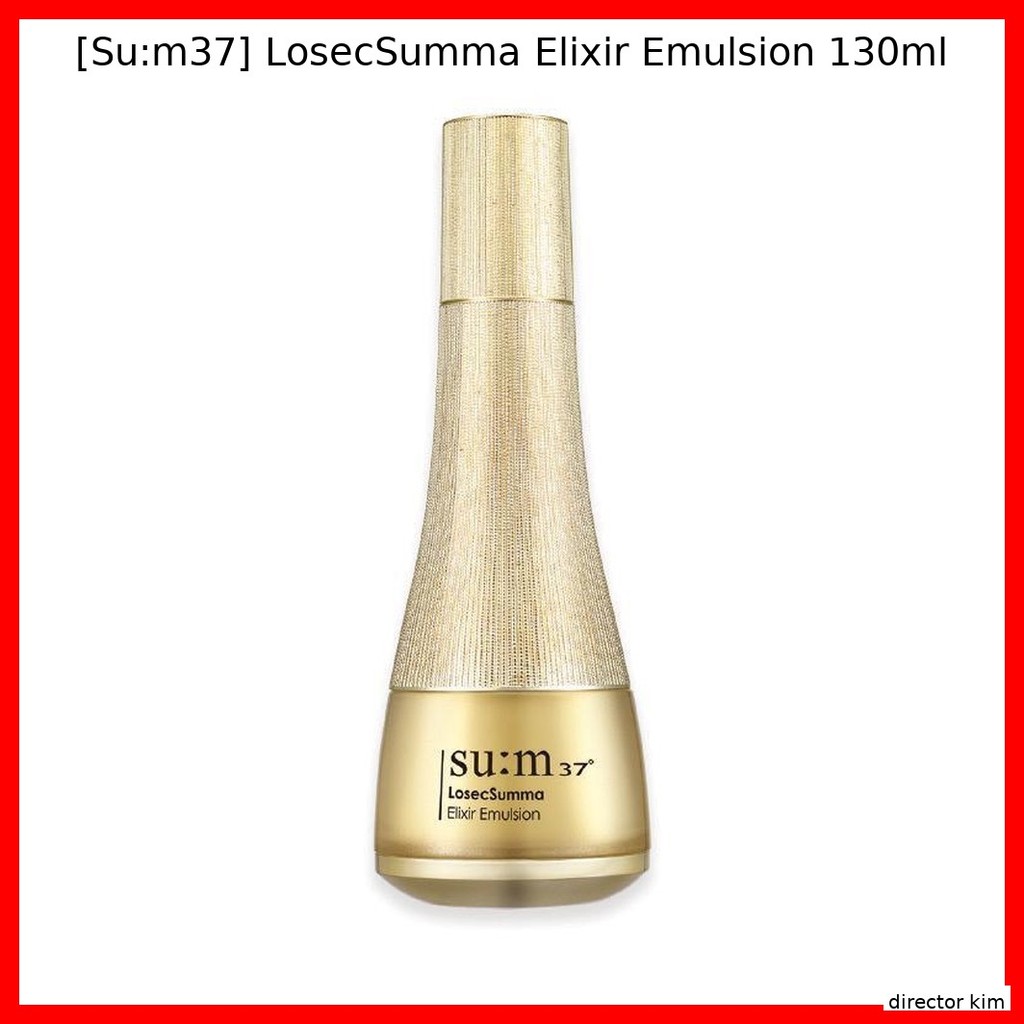 [Su:m37] LosecSumma Elixir Emulsion 130ml / อิมัลชั่นเกาหลี / สูตรฟื้นฟู / ของแท้ 100% โดย director 