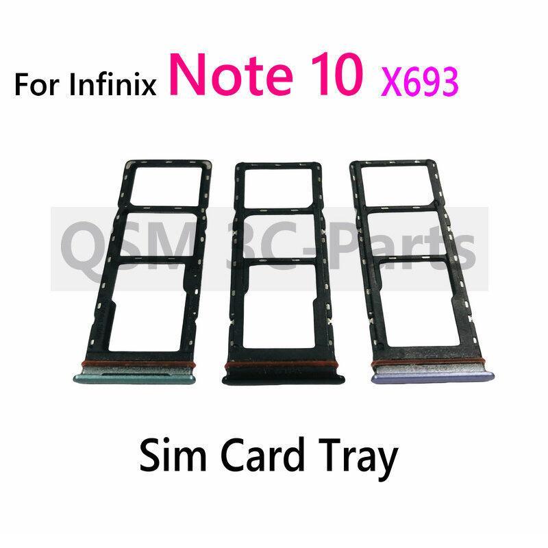 ซิมการ์ดถาดใส่อะแดปเตอร์ซ็อกเก็ตเปลี่ยนสําหรับ Infinix Note 10 X693