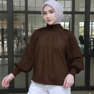 Pesona - Leya Blouse Baju Atasan Wanita Bahan Rayon Premium