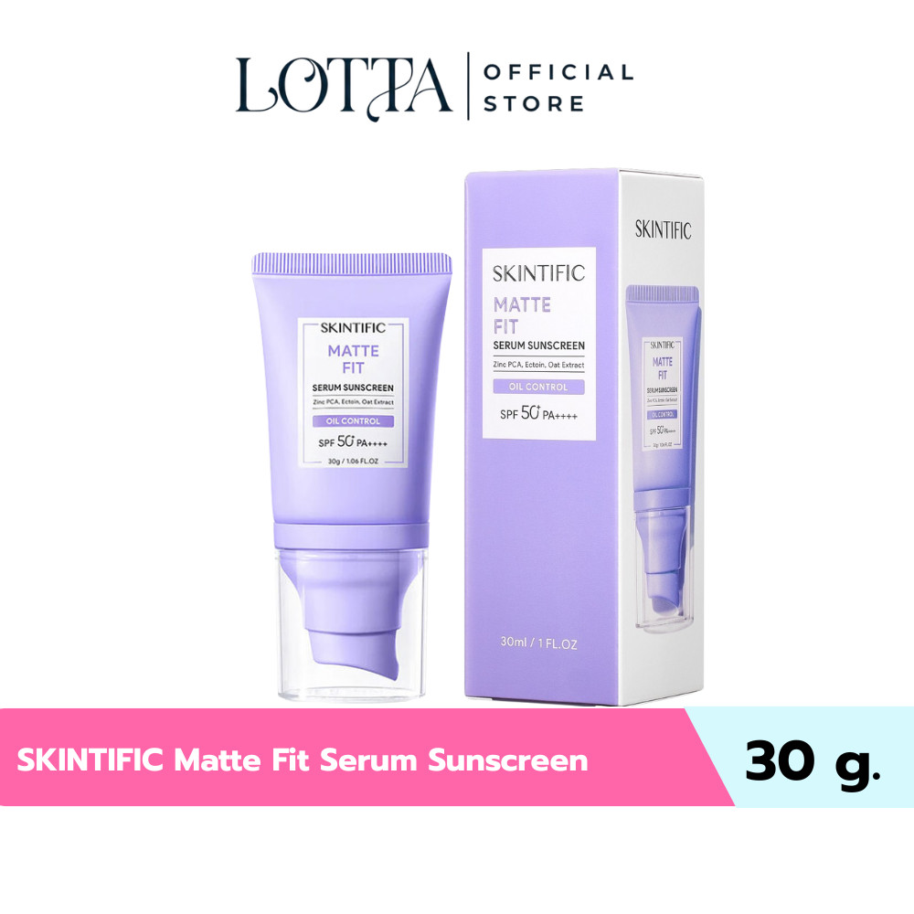 SKINTIFIC Matte Fit Serum Sunscreen SPF50+ PA++++ 30g .