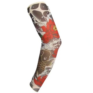 AA01HOME ปลอกแขนกันแดด ปลอกแขนลายรอยสัก ผ้าคุณภาพสูง ป้องกัน…