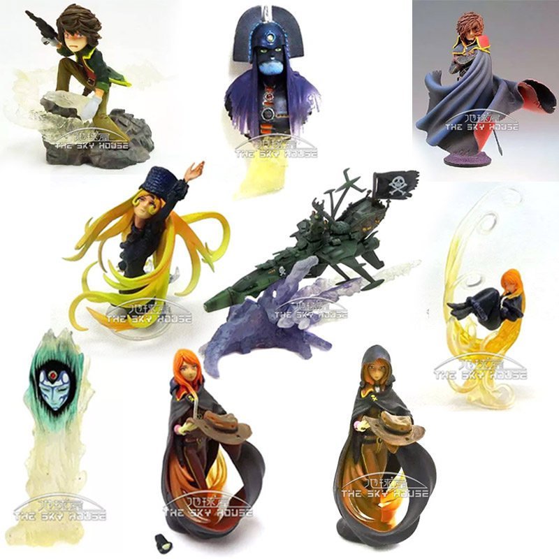 MEDIOS Super Like Legend Goodbye Galaxy Train 999 Legacy Final Station Box Egg Scene Decorative Read