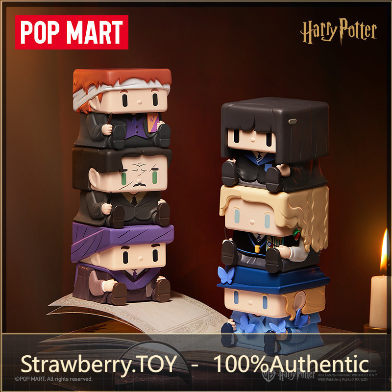 P POPMART POPMART Harry Potter POP CUBE-3 Series การตกแต่งกล่องปริศนา