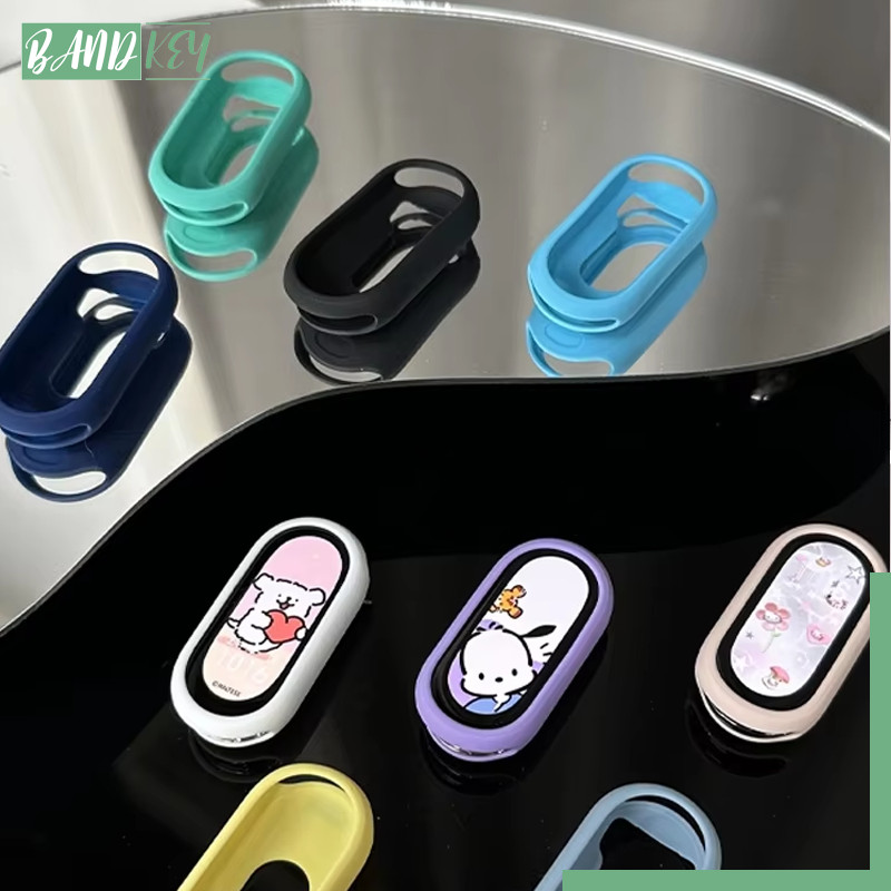 กรณีซิลิโคนอ่อน for Xiaomi MiBand 10 9 8 อุอุปกรณ์ปกป้องหน้าจอป้องกันการตกอ่อนนุ่ม for Smartwatch MiBand 10 9 8 NFC
