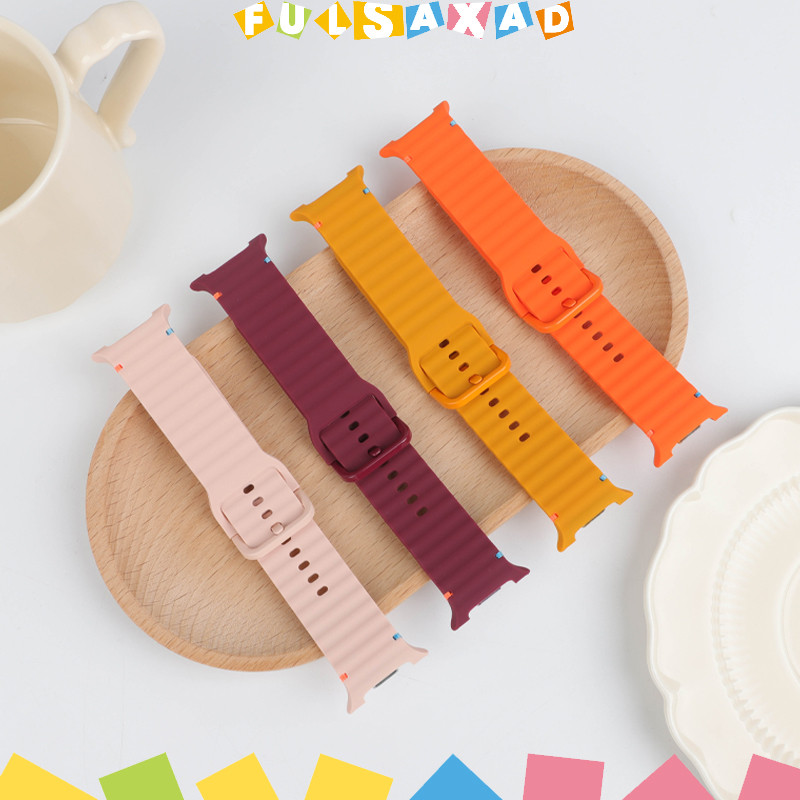 สายซิลิโคนสำหรับ for Samsung Galaxy Watch 9 8 40 44mm 9 8 Classic 46mm สายยาง สายข้อมือ สายรัด สร้อยข้อมือ อุปกรณ์เสริม