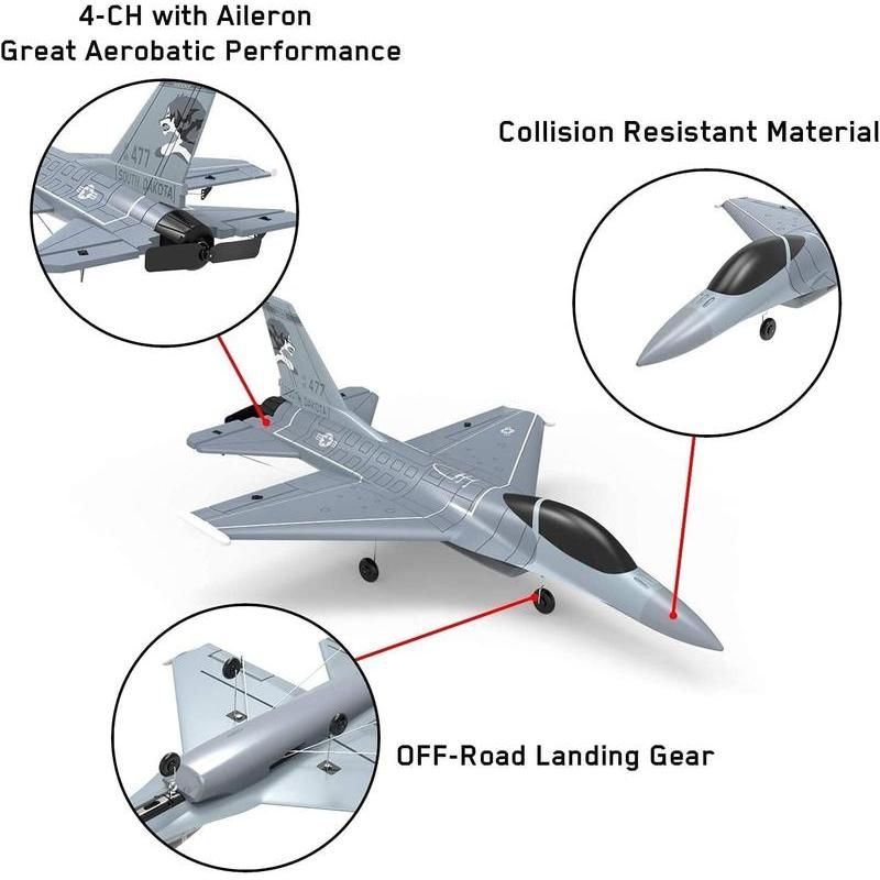 เครื่องบินบังคับ Jet F-16 Fighting VOLANTEXRC 4CH 2.4GHz EXA76110